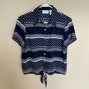 Stars & Stripes Blouse, Petite S/M